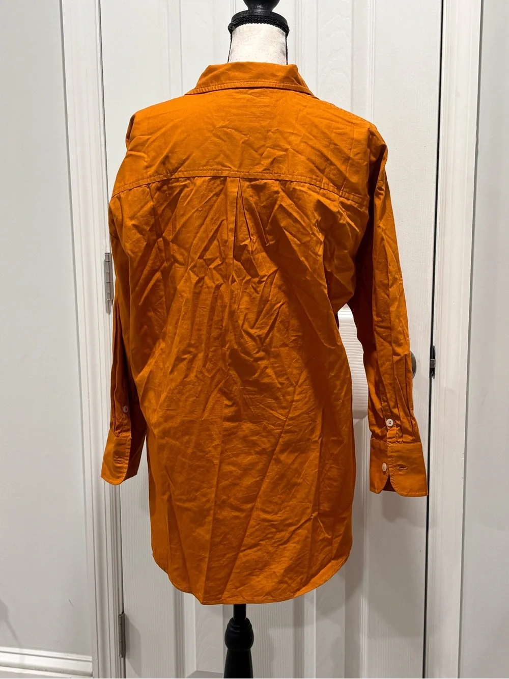Anthropologie Ochre Button-Front Tunic Shirt
